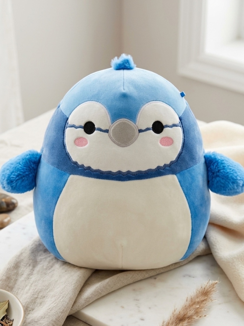 Squishmallows Babs the Blue Jay 16” 💙 XL Bird Plush | Rare Collectible